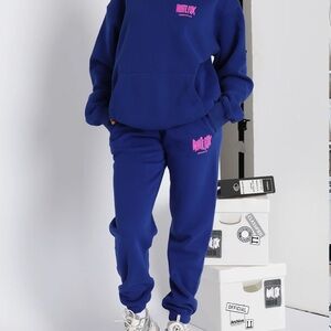 White Fox Boutique Blue Sweatpants